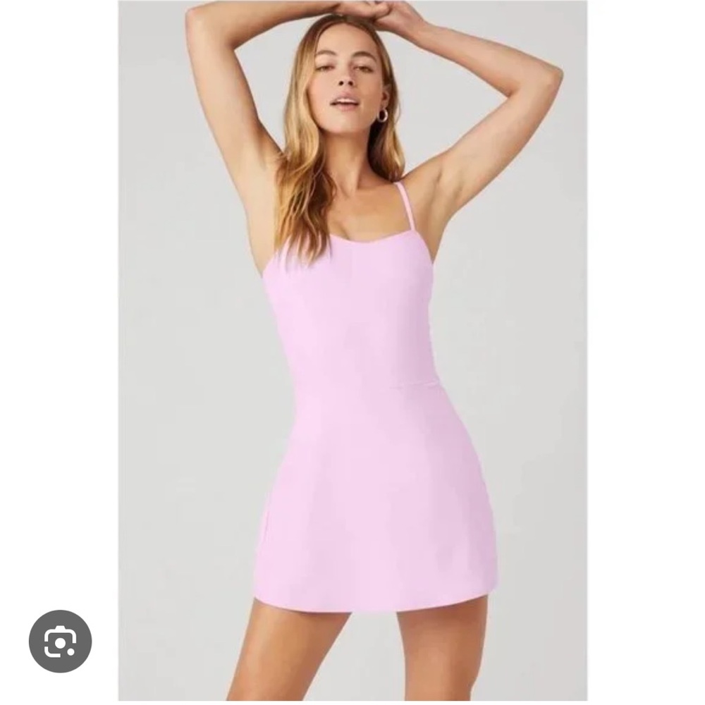 ALO Yoga Women's Light Pink Tennis Dress